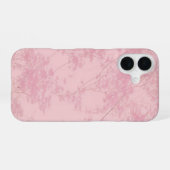 Coque iPhone 16 Soft Pink Bamboo Grove Pattern Phone Case (Verso Horizontal)