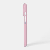 Coque iPhone 16 Soft Pink Vertical Stripe Pattern Minimal (Côté gauche)