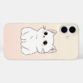 Coque iPhone 16 Soft & Stylish Amoureux des chats (Verso (horizontal))
