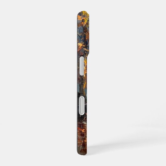 Coque iPhone 16 Soirée pluvieuse à Londres (Côté droit)