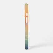 Coque iPhone 16 Soleil Rétro sur l'Océan (Côté gauche)