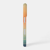 Coque iPhone 16 Soleil Rétro sur l'Océan (Côté droit)