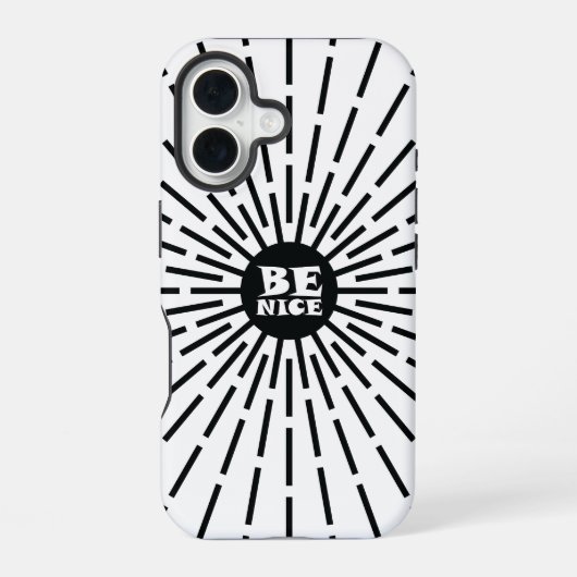 Coque iPhone 16 Soyez Gentil (Verso)