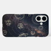 Coque iPhone 16 Space – Planètes et Galaxie (Verso (horizontal))