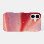 Coque iPhone 16 Sparkling Heart and Sunset Phone Case (Verso Horizontal)