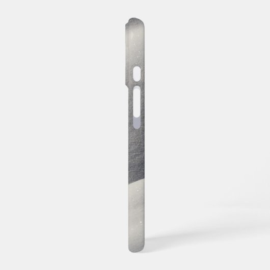 Coque iPhone 16 Sparkly Snow Mounds Abstract Nature (Côté gauche)