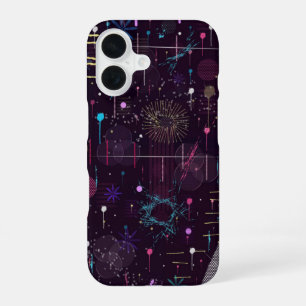 Coque iPhone 16 Spectacle de feux d'artifice : Art abstrait