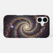 Coque iPhone 16 Spirale Galactique Vintage (Verso Horizontal)