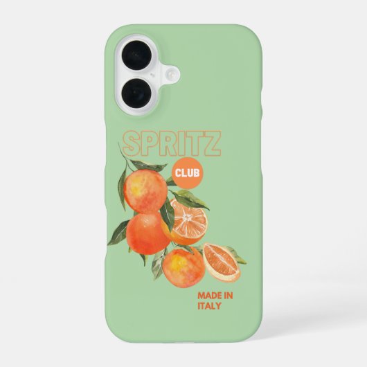 Coque iPhone 16 Spritz club (Verso)