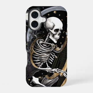 Coque iPhone 16 Squelette et Harpe I