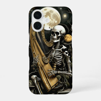 Coque iPhone 16 Squelette et Harpe II
