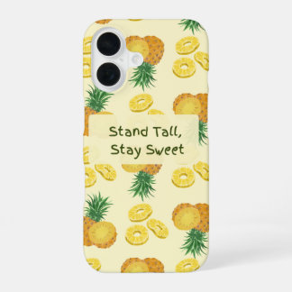 Coque iPhone 16 Stand Tall, Stay Sweet Pineapple pattern