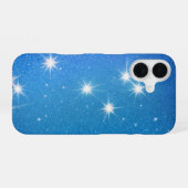 Coque iPhone 16 Starry Night Glittering Galaxy Phone Case (Verso Horizontal)