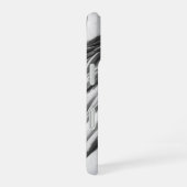 Coque iPhone 16 statue de liberté bw (Côté droit)