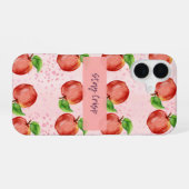 Coque iPhone 16 Stay Crisp (pomme) (Verso Horizontal)