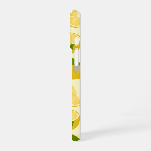 Coque iPhone 16 Stressed Depressed Lemon Zest (Côté gauche)