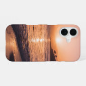 Coque iPhone 16 Stunning Beach Sunset (Verso Horizontal)