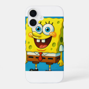 Coque iPhone 16 Style de dessin amusant caractère jaune iPhone 16 