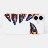 Coque iPhone 16 Style d'ongles (Verso Horizontal)