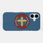 Coque iPhone 16 Suède Sverige (Verso Horizontal)