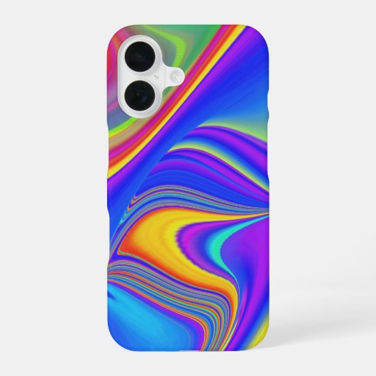 Coque iPhone 16 Summerfeel, Rainbowart 3D Abstrait (Verso)