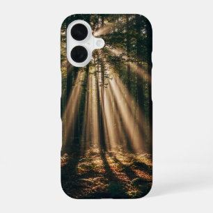 Coque iPhone 16 Sunbeam Forest Vintage