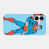 Coque iPhone 16 Superman Poing 2 (Verso Horizontal)