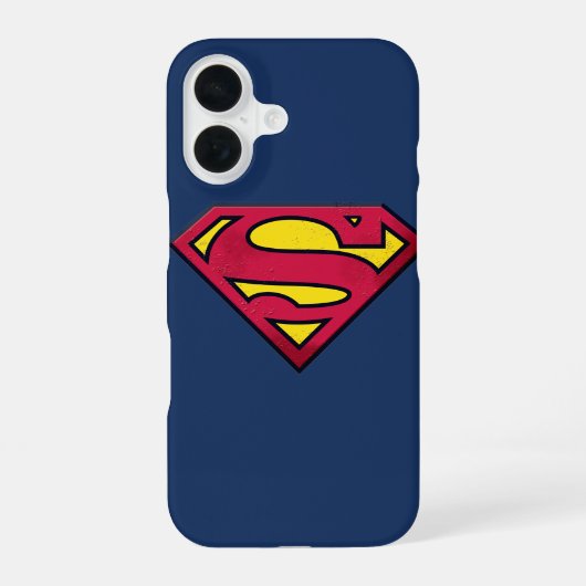 Coque iPhone 16 Superman S-Shield | Logo de bord (Verso)