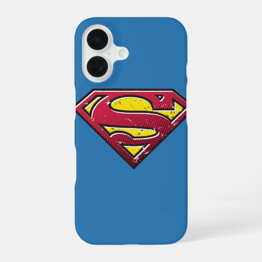 Coque iPhone 16 Superman S-Shield | Logo des marques (Verso)
