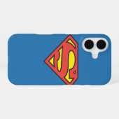 Coque iPhone 16 Superman S-Shield | Logo Superman (Verso Horizontal)