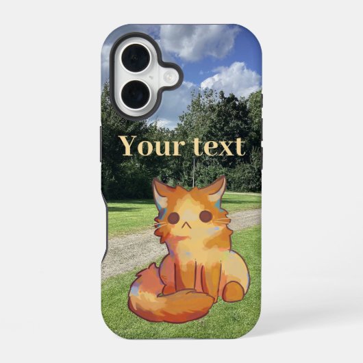 Coque iPhone 16 Sweet Cat, chatons, (Verso)