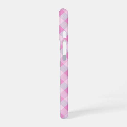 Coque iPhone 16 Sweet & Cute Checkered Pattern Phone Case (Côté gauche)
