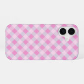 Coque iPhone 16 Sweet & Cute Checkered Pattern Phone Case (Verso Horizontal)