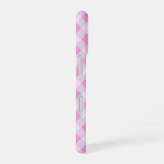 Coque iPhone 16 Sweet & Cute Checkered Pattern Phone Case (Côté droit)