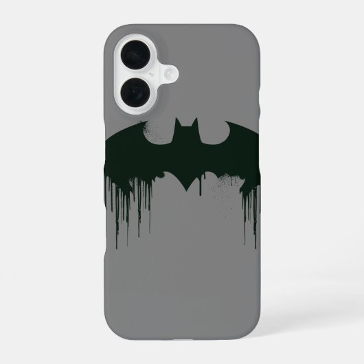 Coque iPhone 16 Symbole Batman (Verso)