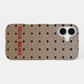 Coque iPhone 16 Tableau à chevilles - (Verso Horizontal)