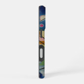 Coque iPhone 16 Tableau bleu de Kandinsky (Côté droit)