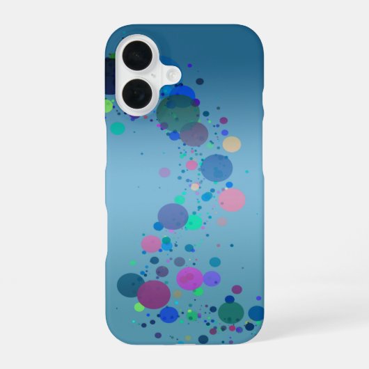 Coque iPhone 16 Taches Colorées (Verso)