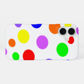 Coque iPhone 16 Taches de Arc-en-ciel (Verso Horizontal)