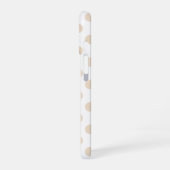 Coque iPhone 16 Tan pois (Côté gauche)
