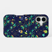 Coque iPhone 16 Tanabata Star Festival Bamboo Night Pattern (Verso Horizontal)