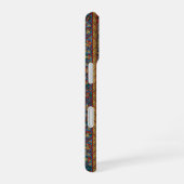 Coque iPhone 16 Tapis persan rouge bleu classique (Côté droit)