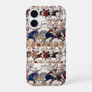 Coque iPhone 16 TAPISserie DE BAYEUX 1066 CHEVALIERS ET ARCHERS NO