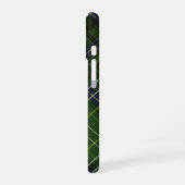 Coque iPhone 16 Tartan en vert (Côté gauche)