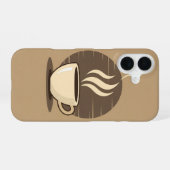 Coque iPhone 16 Tasse à espresso vintage (Verso Horizontal)