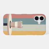 Coque iPhone 16 Tasse de café à emporter rétro (Verso Horizontal)