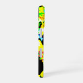 Coque iPhone 16 Technique Abstraite Graphic Neon Noise Artwork MSG (Côté droit)