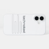 Coque iPhone 16 Technotext Techno Text Logo (Verso Horizontal)