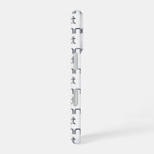 Coque iPhone 16 Technotext Techno Text Logo (Côté droit)