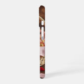 Coque iPhone 16 Teddy Rose Basket Romantic Valentine Aesthetic (Côté gauche)